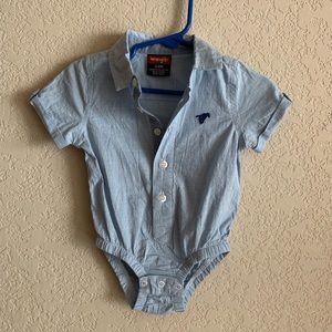 Wrangler baby boy onsie